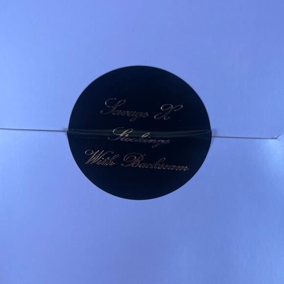 Savage X Fenty Women's XS/S Goji Berry Stocking with Backseam - Picture 3 of 5